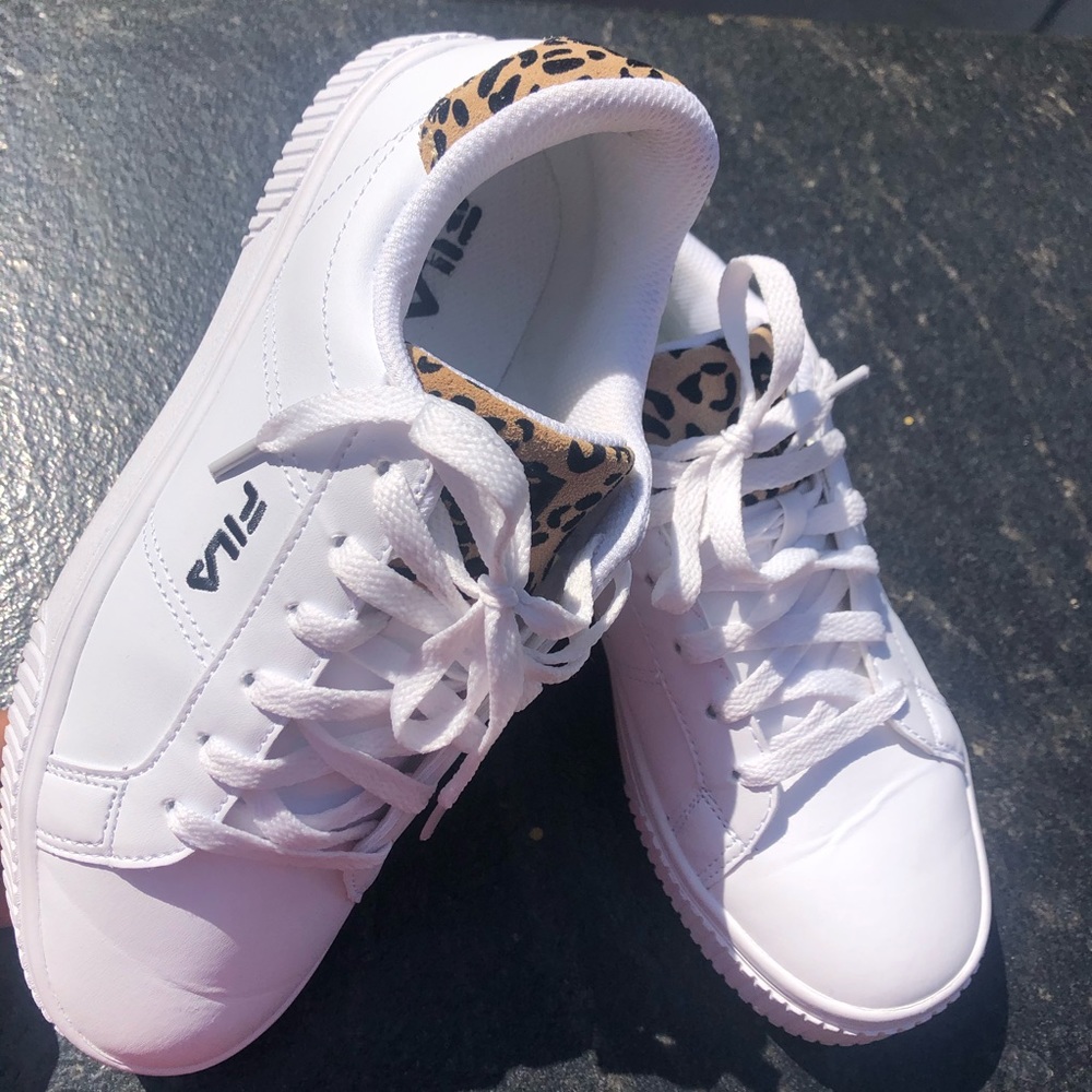 FILA: cheetah print sneaker